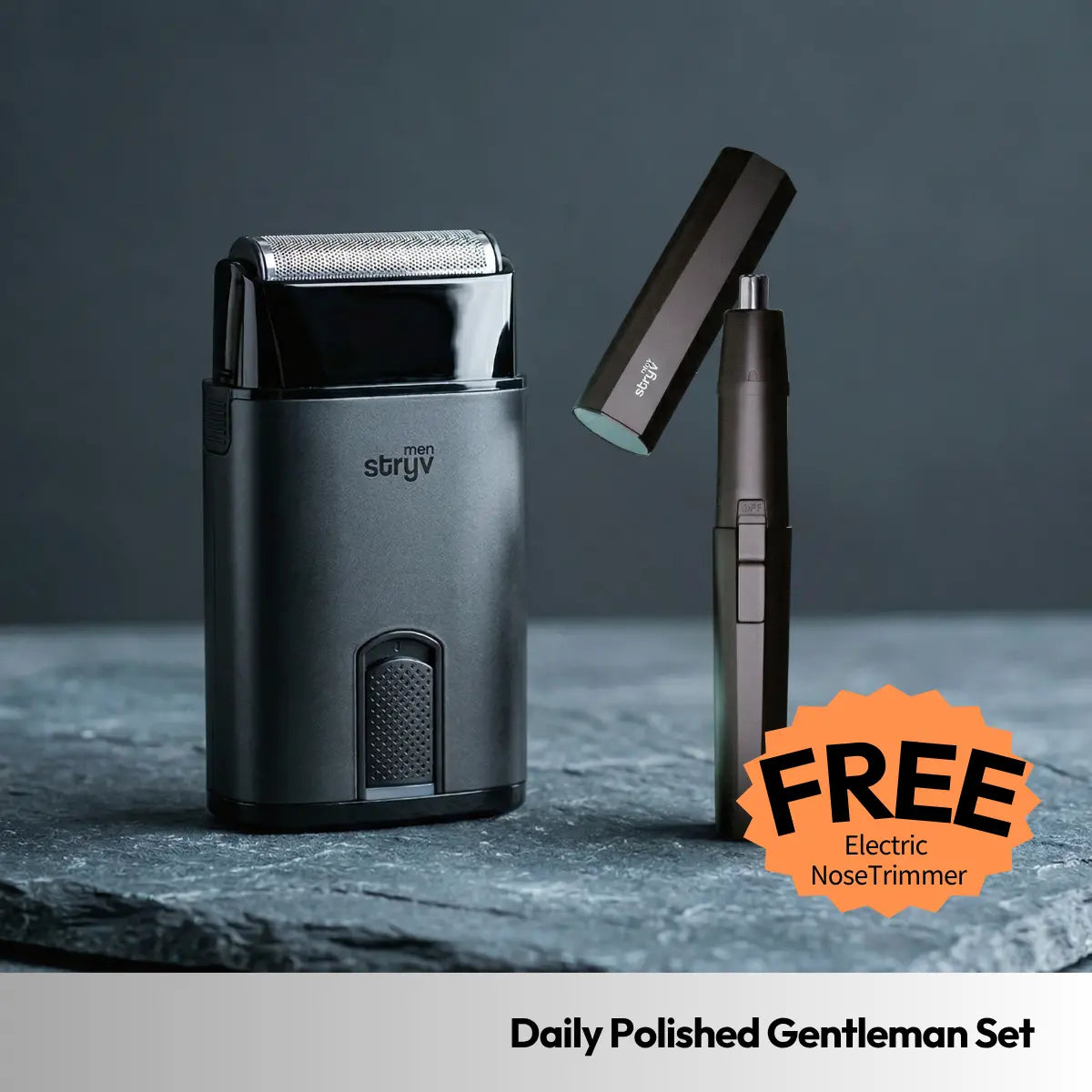 PowerShave 2.0 + FREE NoseTrimmer (Daily Polished Gentleman Set)