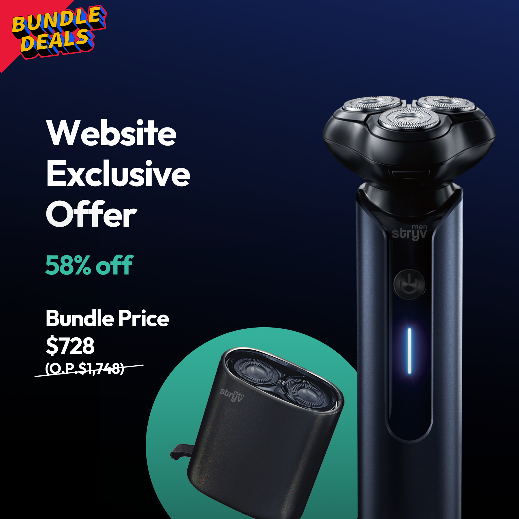 ProShave - Elite Shaver Bundle (Pro Shave + Mini Shave) [10% storewide]