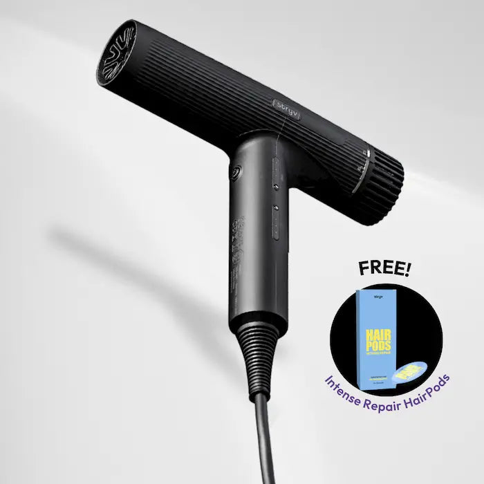 HU600 salon-grade professional hair dryer + FREE HairPods (intense repair)