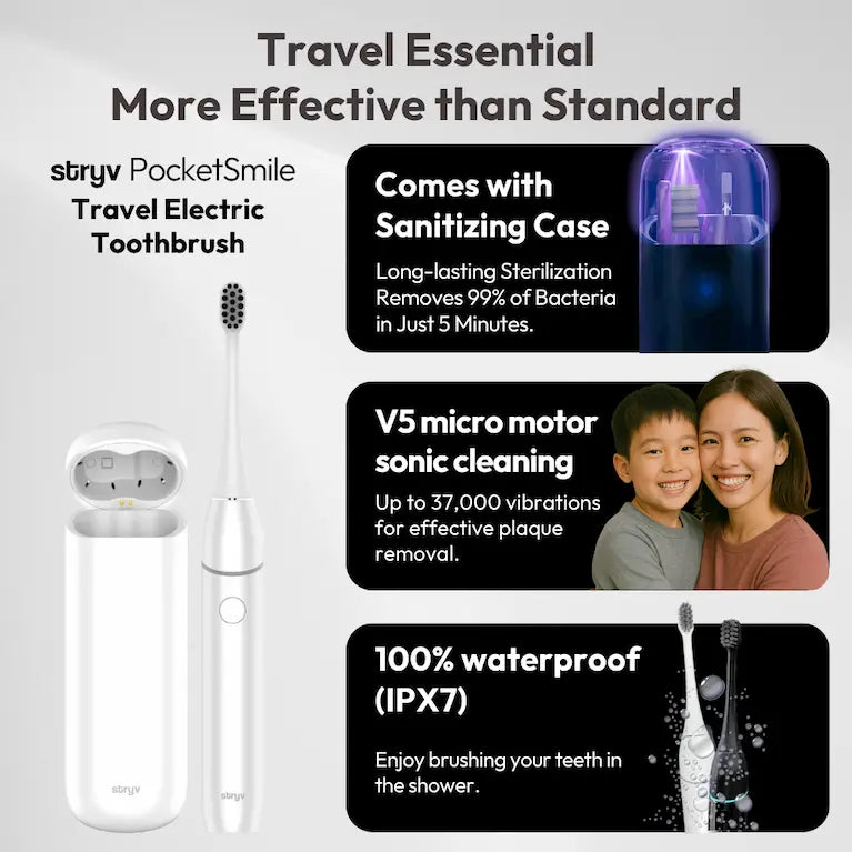 BUY 1 GET 1 FREE. 2 POCKETSMILE + $200 to enjoy a Travel Water Flosser