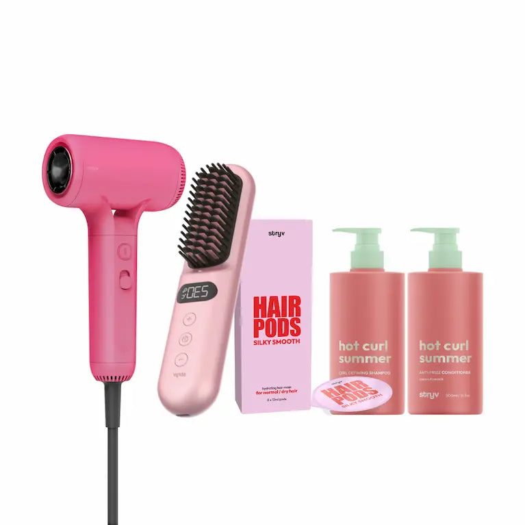 Lazy Day Styling Kit (Pink)