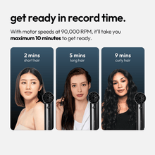 Load image into Gallery viewer, HU600 salon-grade professional hair dryer + FREE HairPods (intense repair)
