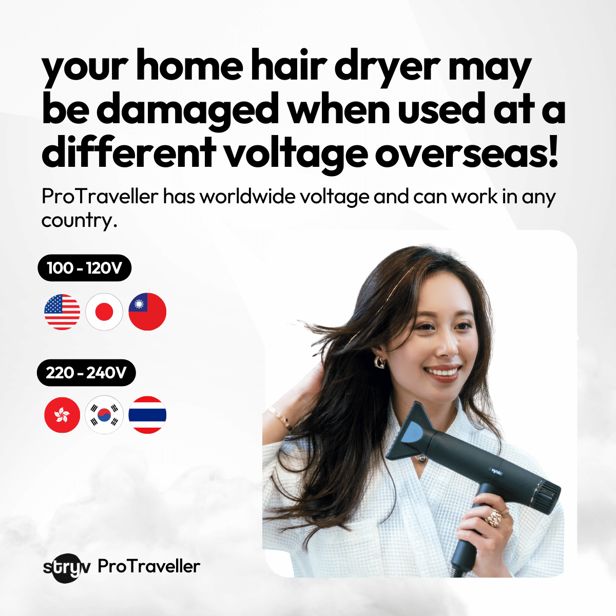 ProTraveller hair dryer V2