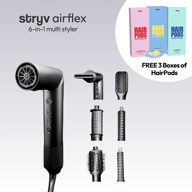 airflex 6-in-1 multi styler + FREE 3 boxes of hairpods