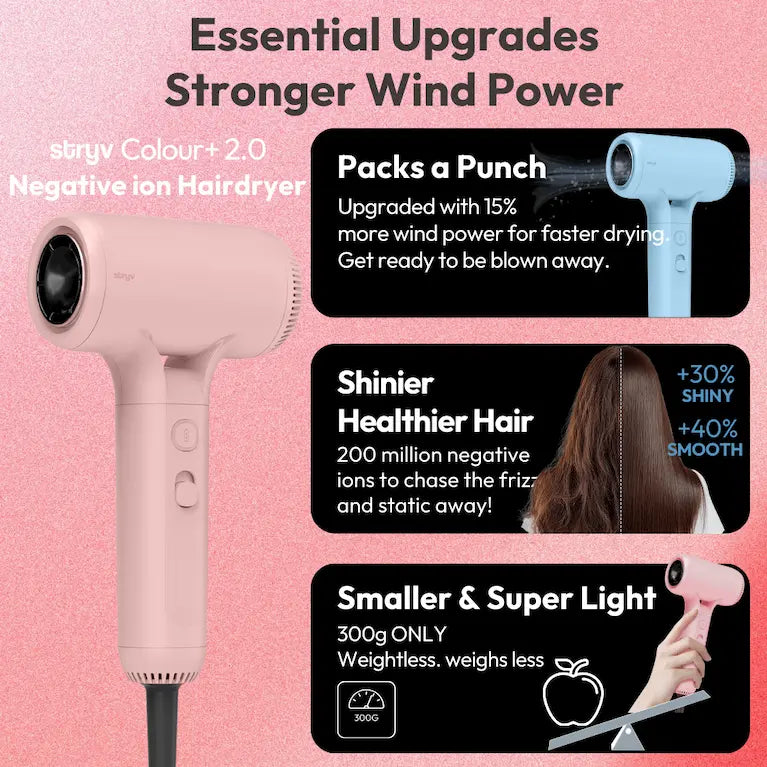 Pink Trio Bundle (Colour+ 2.0 + MiniStyler + MiniCurler)