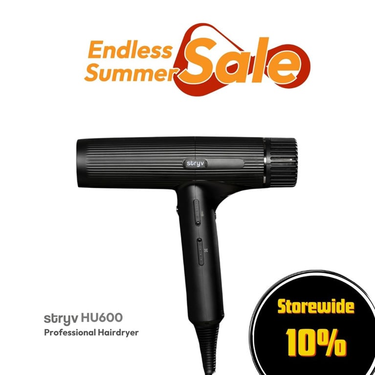 HU600 salon-grade professional hair dryer