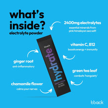 Load image into Gallery viewer, bback hydrate berry recovery boost  (4 boxes)
